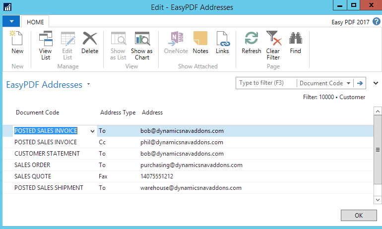 Easy PDF Email & Fax – Demos, Fact Sheets and Screenshots